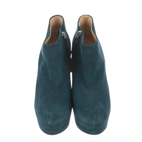 Giuseppe Zanotti Suede Boots Blue/Green sz 37.5EU - Picture 6 of 6